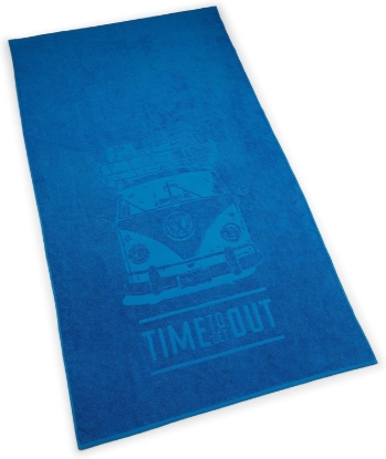 Picture of Time to Get Out Beach Towel Volkswagen T1 Motif
