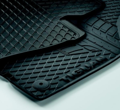 Picture of All-Weather Floor Mats Front for Volkswagen Tiguan 2021-24
