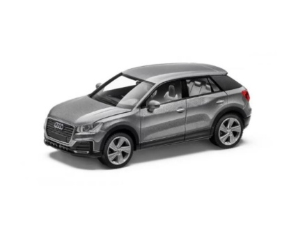 Picture of Model 2018 Audi Q2 in Floret Silver 1/87 Scale