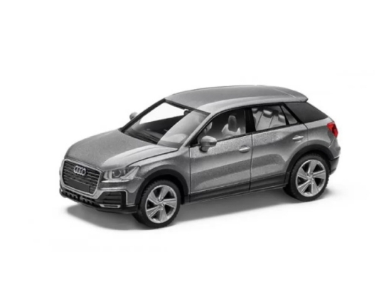 Picture of Model 2018 Audi Q2 in Floret Silver 1/87 Scale
