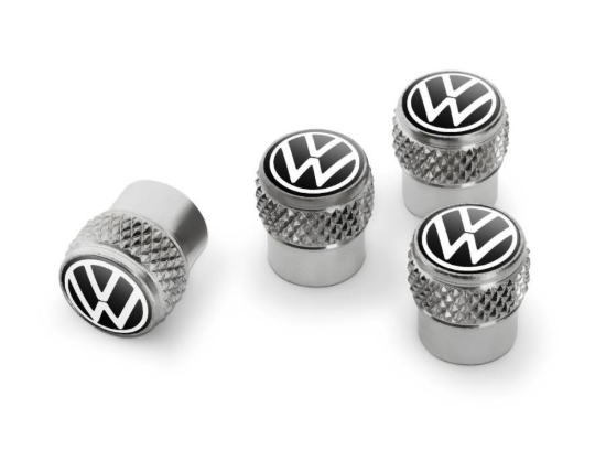 Picture of Tyre Valve Stem Caps Set with Volkswagen Logo