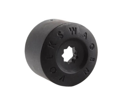 Picture of Wheel Stud Nut Bolt Cap Cover in Black for Volkswagen