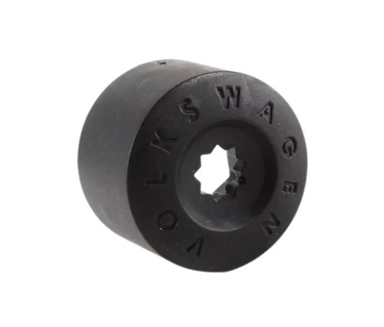 Picture of Wheel Stud Nut Bolt Cap Cover in Black for Volkswagen