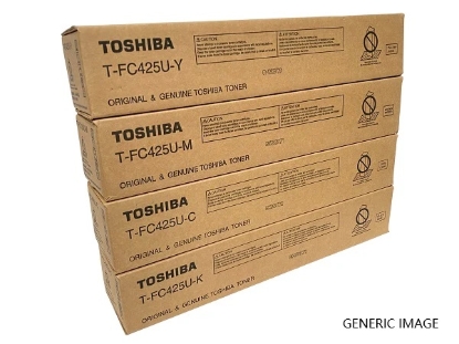 Picture of Genuine Toshiba e-Studio 2010AC, 2515AC, 3015AC, 3515AC, 4515AC, 5015AC Magenta Toner Cartridge TFC415M