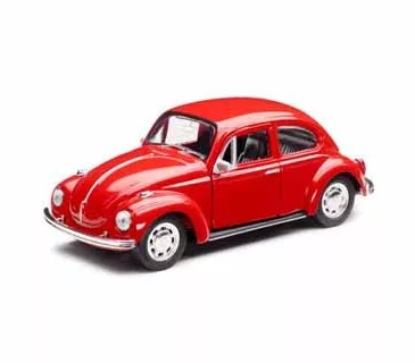 Picture of Pullback Toy Car Volkswagen Beetle in Red