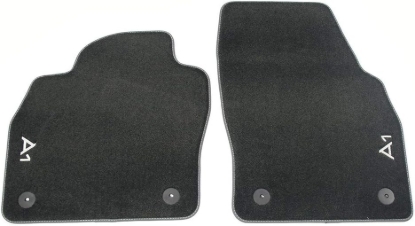 Picture of Carpet Floor Mats Front for Audi A1 Sportback 2019+ in Grey