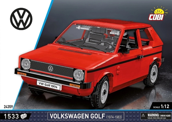 Picture of COBI Volkswagen Golf (1974-1983) Model Kit in 1:12 Scale