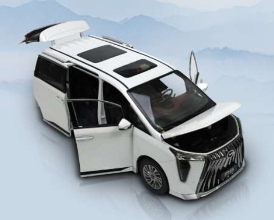 Picture of Model GAC M8 in White, 1:18 Scale **PRE-ORDER**
